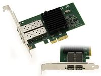 KALEA-INFORMATIQUE PCIe SFP 2-poorts Fibre LC netwerkcontrollerkaart met Intel I350AM2-chipset. Dubbele Gigabit Ethernet