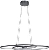 Eglo Gianella Hanglamp - LED - Aluminium|Staal|Kunststof - Zwart|Wit