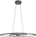 Eglo Gianella Hanglamp - LED - Aluminium|Staal|Kunststof - Zwart|Wit