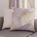 PETTI Artigiani Italiani - Paar kussenslopen 50 x 50 cm van microvezel, decoratief kussen voor slaapkamer, bank, woonkamer, set van 2 kussenslopen, kussensloop tropisch paars O, 100% Made in Italy