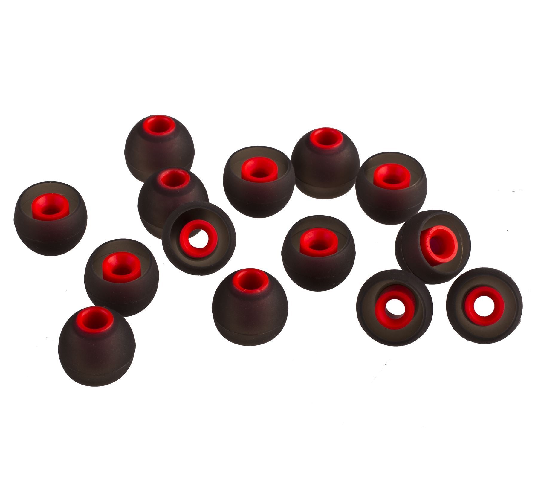 Xcessor CG00662 - Koptelefoonkussentje - Zwart, Rood - Silicone - 14 mm