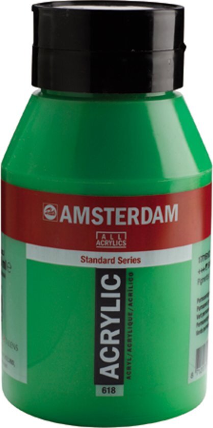 Amsterdam Acrylverf 618 Permanentgroen Licht 1L