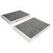 PURRO PUR-PC3038C-2 Filtre d'habitacle Filtre à charbon actif