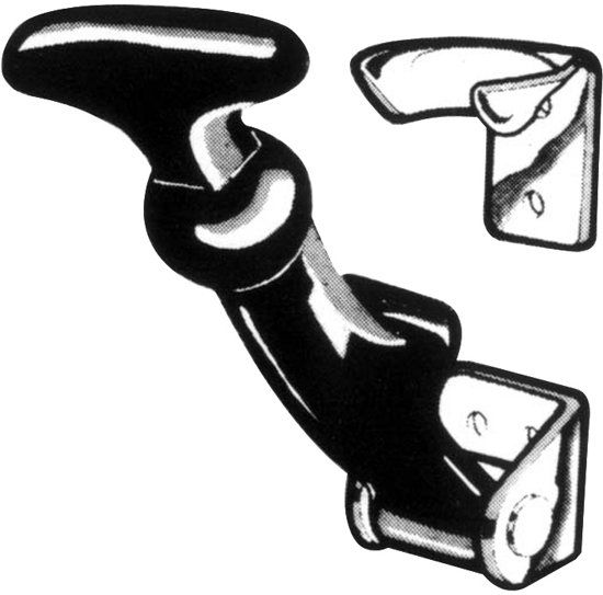 AutoStyle Set rubberen motorkaphaken 'Small' 65mm - 5014895006202