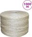 vidaXL Touw 3 mm 1000 m 100% sisal Bruin
