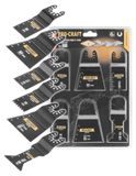 Procraft MB8 universele accessoire-set, 8-delig, voor oscillerende multifunctionele gereedschappen