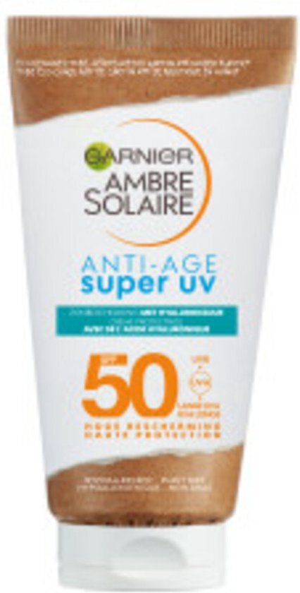Garnier Ambre Solaire Sensitive Expert+ Anti Age Zonnebrandcrème SPF 50+ - 100ml - Beschermende zonnebrand voor de gevoelige huid