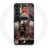 Verstappen Flash Formule 1 Helm F1 Hoesje Samsung Galaxy S22 Plus
