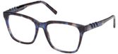 Tod's To5248 Lunettes de vue femme Havane 54mm