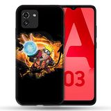 Beschermhoes Samsung Galaxy A03 Beschermhoes, Manga Naruto, zwart