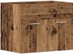 vidaXL Wastafelkast 60x38,5x46 cm bewerkt hout oud houtkleurig