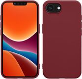 kwmobile telefoonhoesje geschikt voor Apple iPhone 17e / iPhone 16e - Hoesje voor smartphone - Back cover in bordeaux-violet