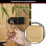 Master Lock 575EURD Messing Hangslot - Beugel - Geen ART-keurmerk - Messing