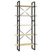 vidaXL Boekenkast met 5 schappen 80x30x175 cm massief grenenhout