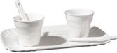 Seletti Estetico Quotidiano Set de café - 5 pièces - Blanc - Porcelaine