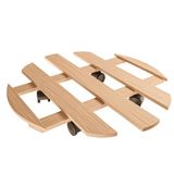Amig Plantenplatform op wielen – Grenenhout – Ø35 cm – 80 kg