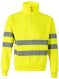 Velilla Hoodie met rits hoge zichtbaarheid