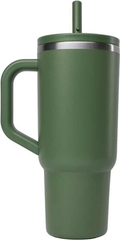 Qwetch Travel Cup Geïsoleerd dop lekvrij - Matt Kaki