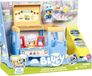 Bluey Foodtruck, 1 figurine, 4 accessoires, set de jeu, avec autocollants