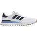 adidas Chaussures de golf S2G Cuir, blanc/marine/bleu