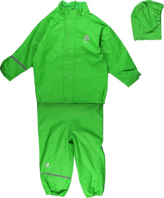 CELAVI Regenpak kinderen - Groen - maat 100 (98-104cm)