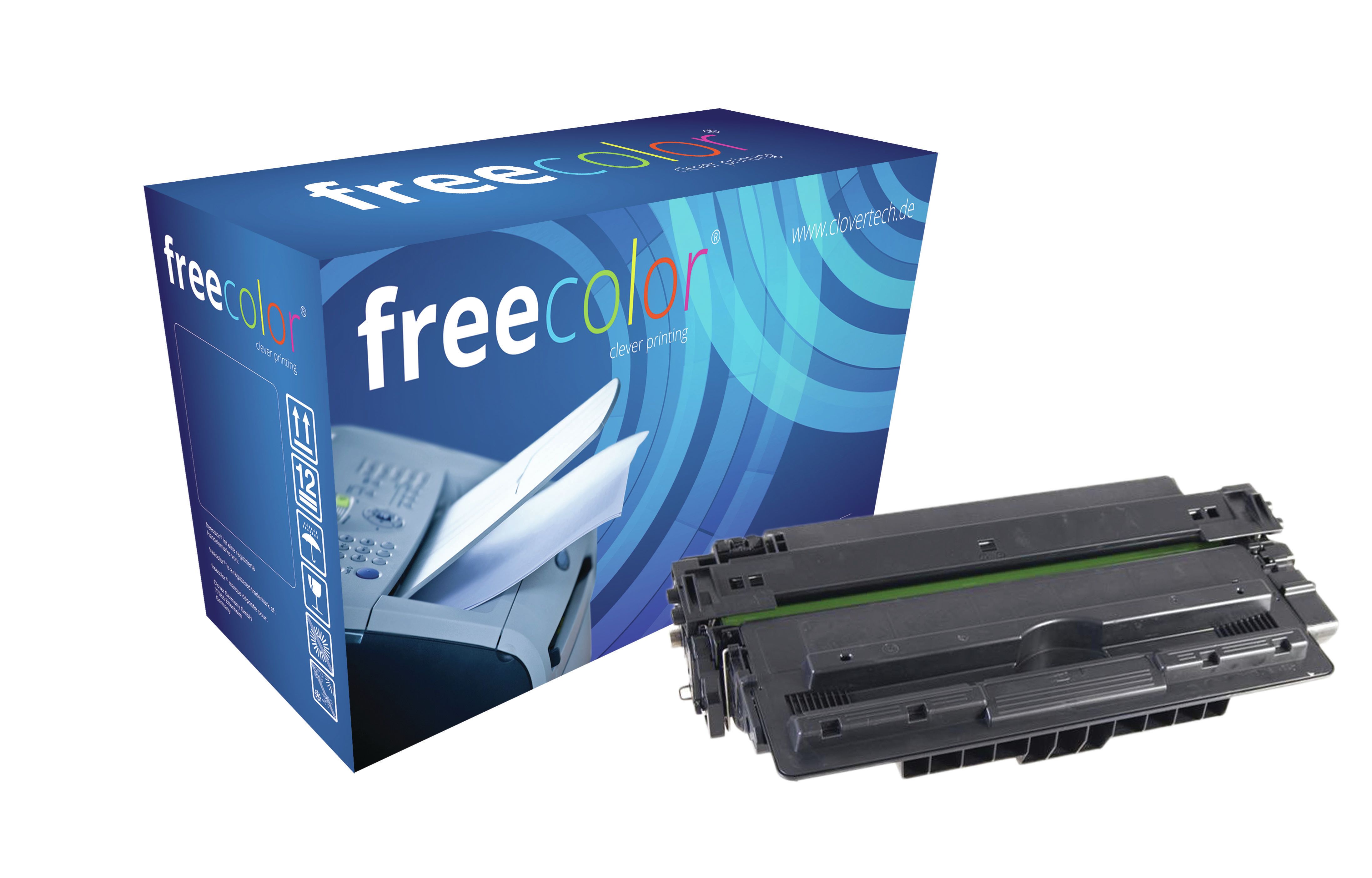 Freecolor 16A-FRC Toner Cartridge - Black - 12000 Pages - Compatible with HP LaserJet 5200 Series