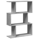 vidaXL Kamerscherm / boekenkast 5-laags 70x24x161 cm hout grijs sonoma