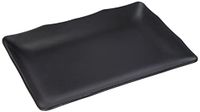 SCHAAL LACOR Serveerservies van melamine, zwart, 25 x 17 x 3 cm