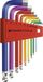 PB Swiss Tools PB212.H-10RB stiftsleutelset 9 delig kogelkop kort