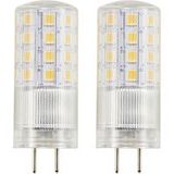 Sygonix SY-6442042 Lampe LED Label énergétique F (A - G) GY6.35 Ampoule 4.5 W = 40 W Blanc chaud (Ø x L) 18 mm x 50 mm 2 pièce(s)