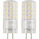 Sygonix SY-6442042 Lampe LED Label énergétique F (A - G) GY6.35 Ampoule 4.5 W = 40 W Blanc chaud (Ø x L) 18 mm x 50 mm 2 pièce(s)