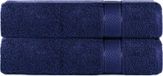 Komfortec Badhanddoeken - 2x Badlaken 70x140 cm - Marineblauw