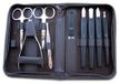 Clauss Manicure etui, donkerbruin