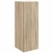 vidaXL Wandkast 33 x 34,5 x 90 cm Bewerkt hout Sonoma Eiken