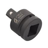 Sunex 5303, 1 inch aandrijving, 1" vrouwelijk x 3/4" mannelijke slagadapter, Cr-Mo staal, kogelvergrendeling, taps toelopend vierkant uiteinde, voldoet aan ANSI-normen