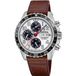 Festina F20056/1 Heren Polshorloge Automatisch Leer Bruin Saffierglas 10 ATM