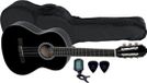 GEWA Klassieke akoestische gitaar Set - 3/4 - Zwart - Inclusief hoes, stemmer en plectrum