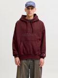 JACK & JONES JORFREDERIKSBERG MONOGRAM SWEAT HOOD SN Heren Trui Chocolate Truffle XXL