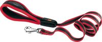 Ferplast Ergocomfort G20 Hondenriem 120 cm Nylon Zwart/Rood