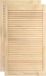 vidaXL - Kastdeuren - met - lamellen - 2 - st - 99,3x49,4 - cm - massief - grenenhout