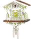 Engstler - 330 QM vert - Horloge à coucou - Horloge murale - Bois - Multicolore/Vert/Blanc/Brun - Pile