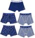 Little Label Boxershorts Jongens 5 Pack Donkerblauw Palm 146-152