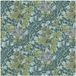 e-Delux GmbH Bloemen behang Profhome 390572-GU vliesbehang glad met bloemmotief mat groen pastelturquoise wit olijfgroen 5,33 m²/h