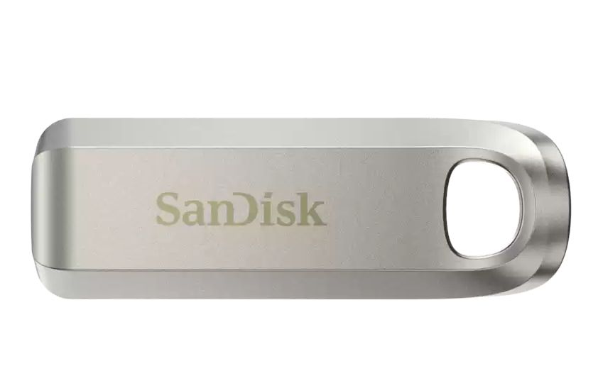 SanDisk Ultra Luxe USB-C Flash Drive - 256GB - Silver