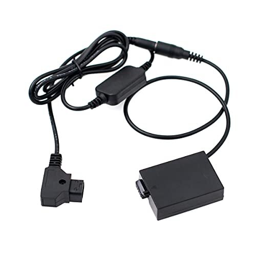 HangTon D-Tap P-Tap naar LP-E8 dummy-accu DC-koppeling voor Canon EOS Rebel T5i T4i T3i T2i, 700D 650D 600D 550D, Kiss X6 X5 X4 DSLR-camera