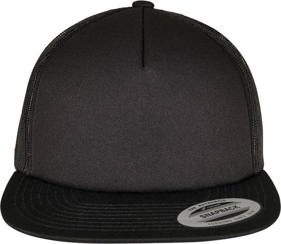 Flexfit Retro Trucker Unisex Cap - Zwart