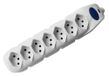Energaline 882079 Zwitserland stekkerdoos met 7 stopcontacten, zonder kabel, wit