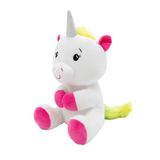 2-in-1 pluche dier, ballongewicht eenhoorn met lus, 21 cm, 170 g