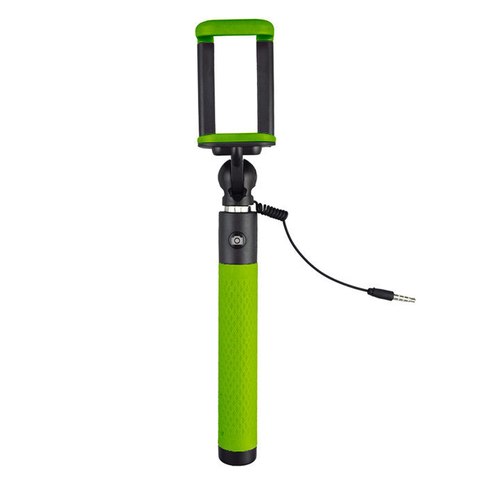 Caruba Selfie Stick Plug & Play - Groen