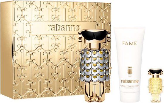 Paco Rabanne Fame Geschenkset Eau de Parfum 80 ml + Body Lotion 100 ml + Eau de Parfum 4 ml